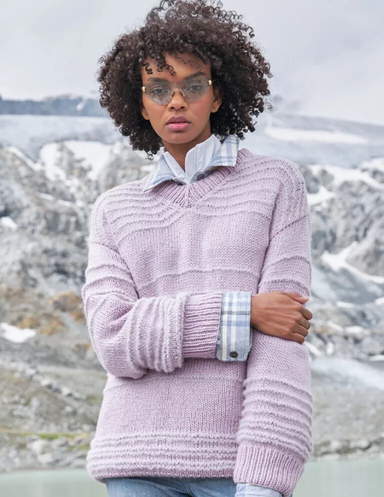 вязаный пуловер