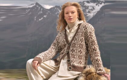 вязаный кардиган