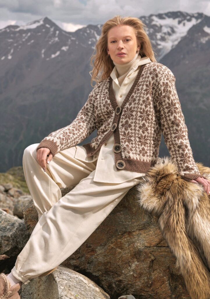 вязаный кардиган