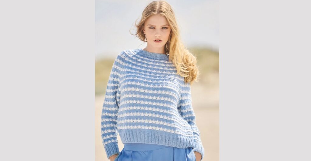 Джемпер в полоску