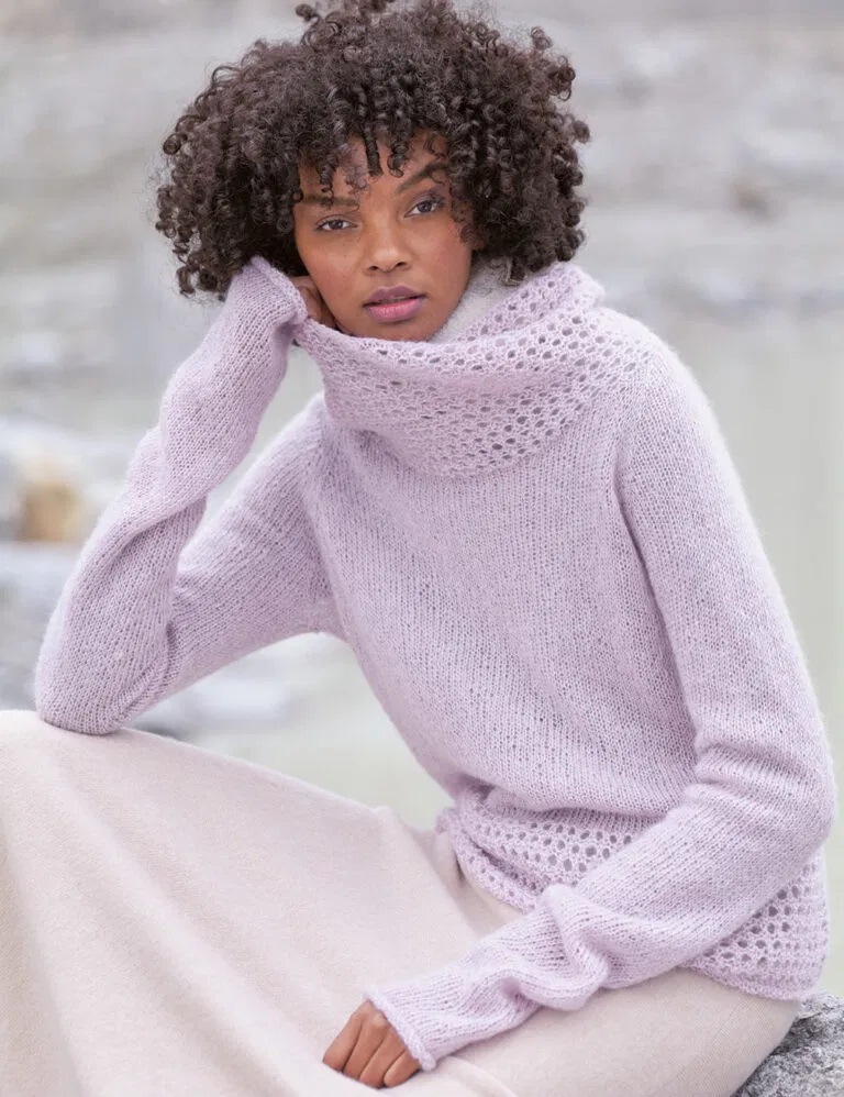 вязаный пуловер