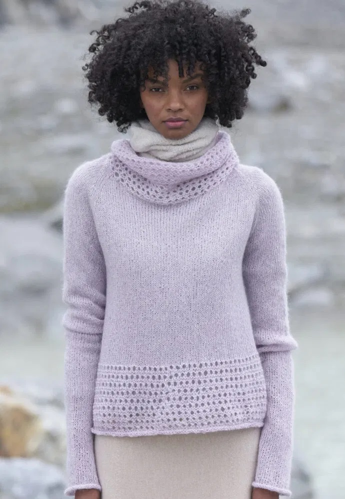 вязаный пуловер