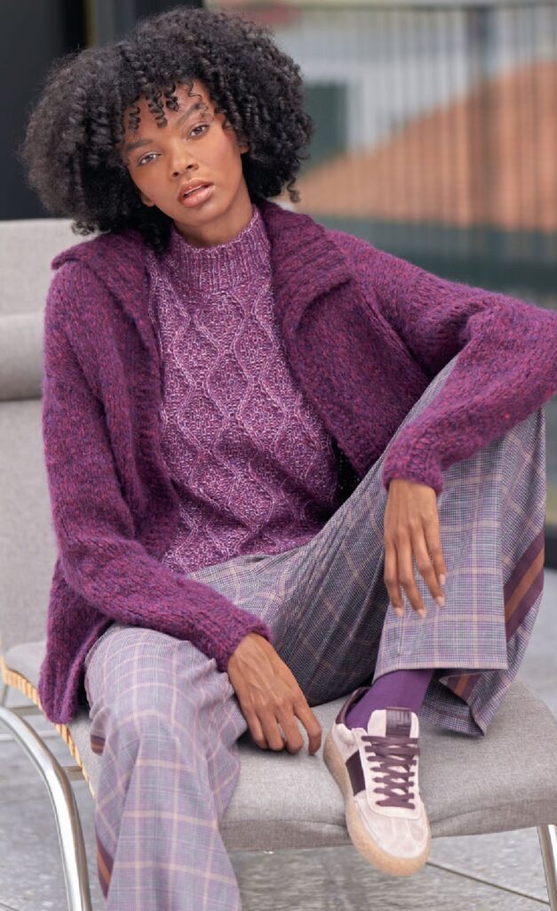 вязаный жакет