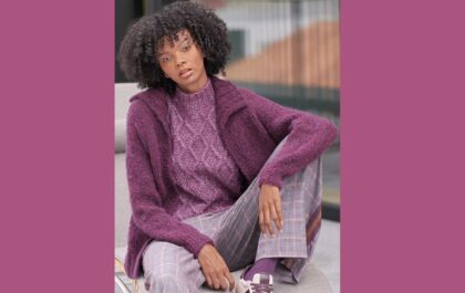 вязаный жакет