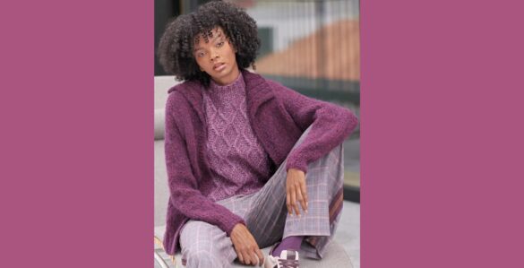 вязаный жакет