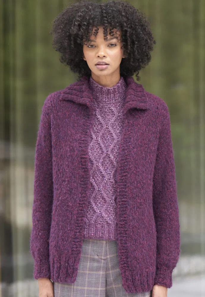 вязаный жакет