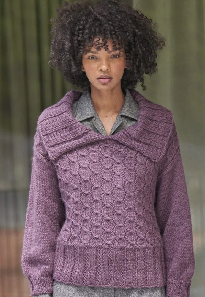 вязаный пуловер