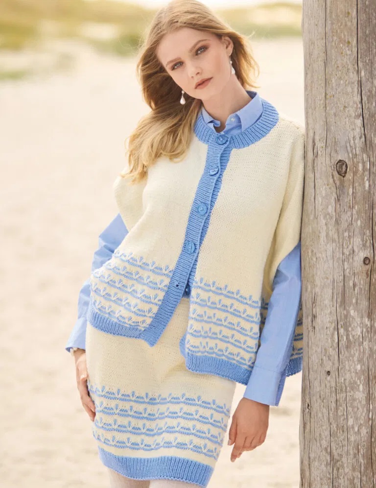 вязаный жилет