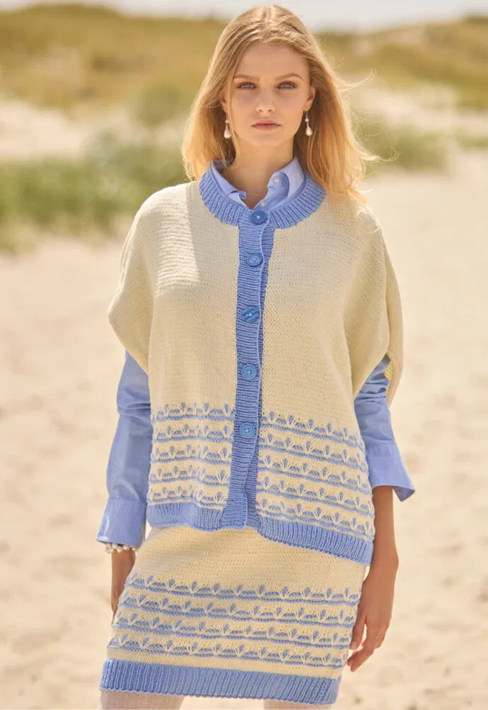 вязаный жилет