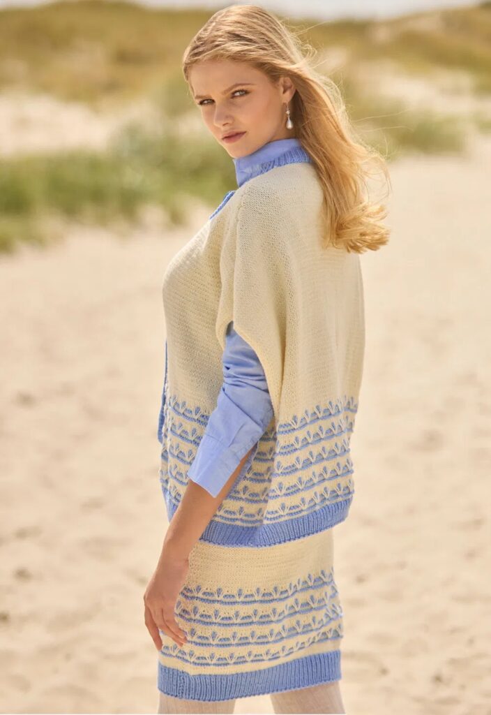 вязаный жилет