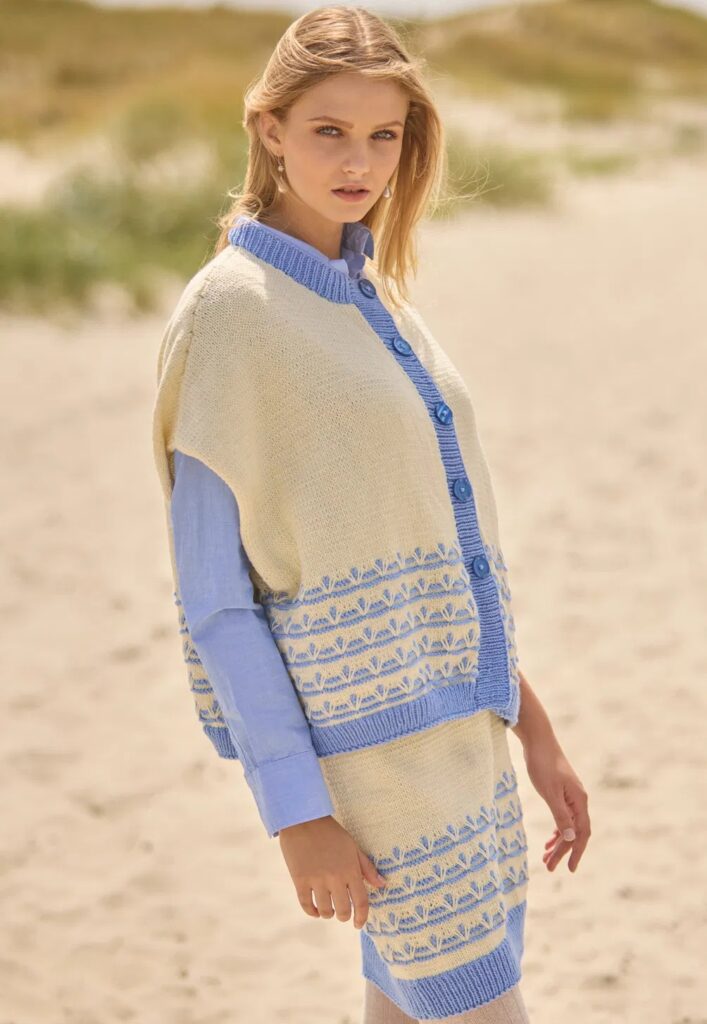 вязаный жилет