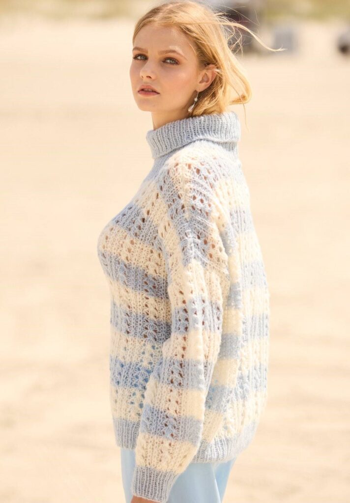 вязаный пуловер