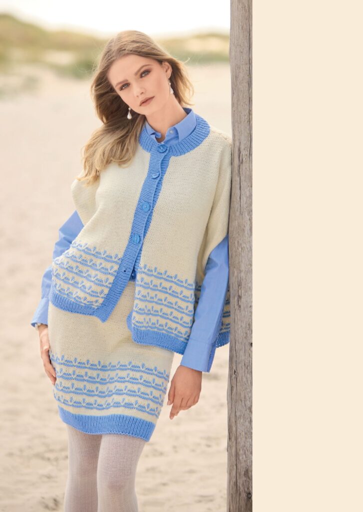 вязаный жилет