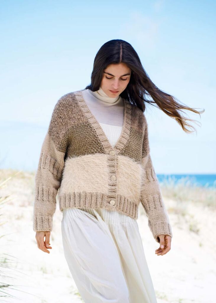 вязаный жакет