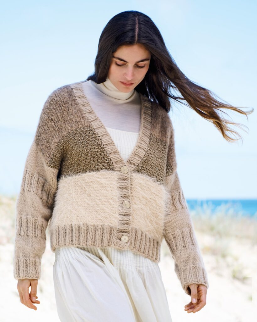 вязаный жакет