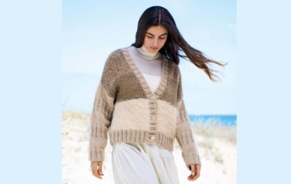 вязаный жакет