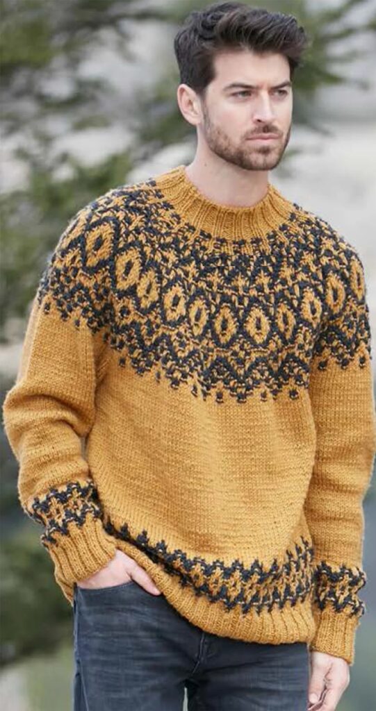 вязаный пуловер
