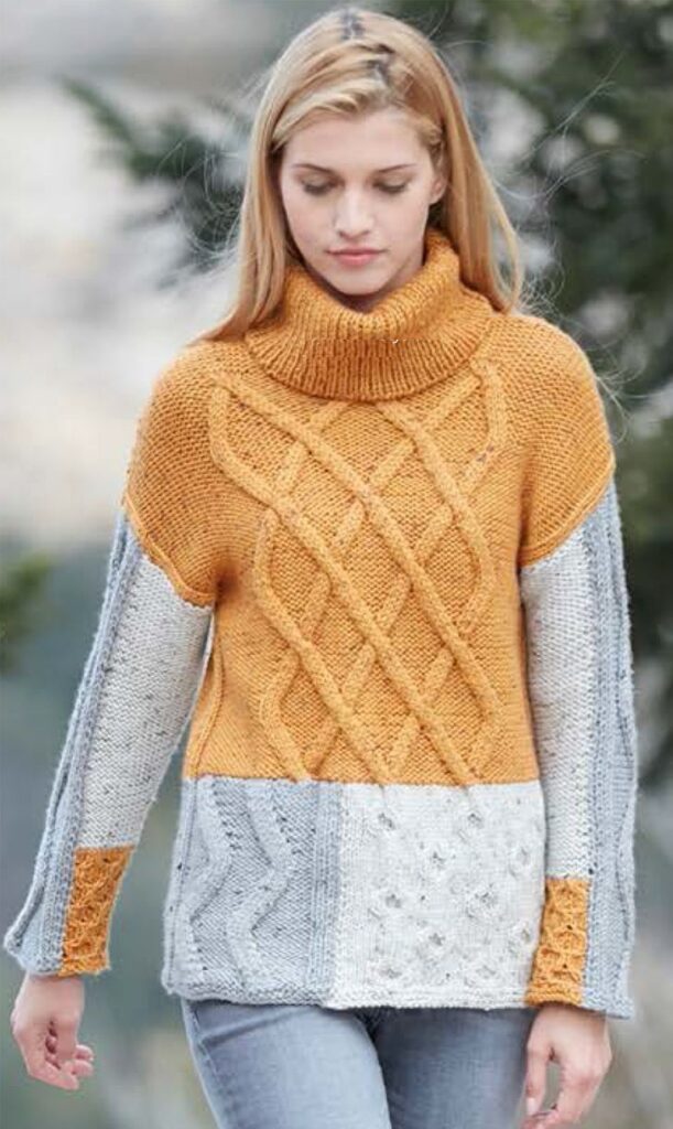 вязаный пуловер