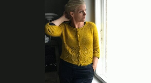 вязаный кардиган