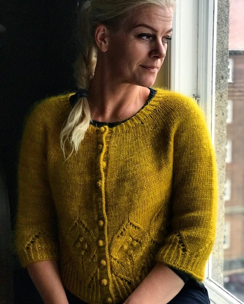 вязаный кардиган