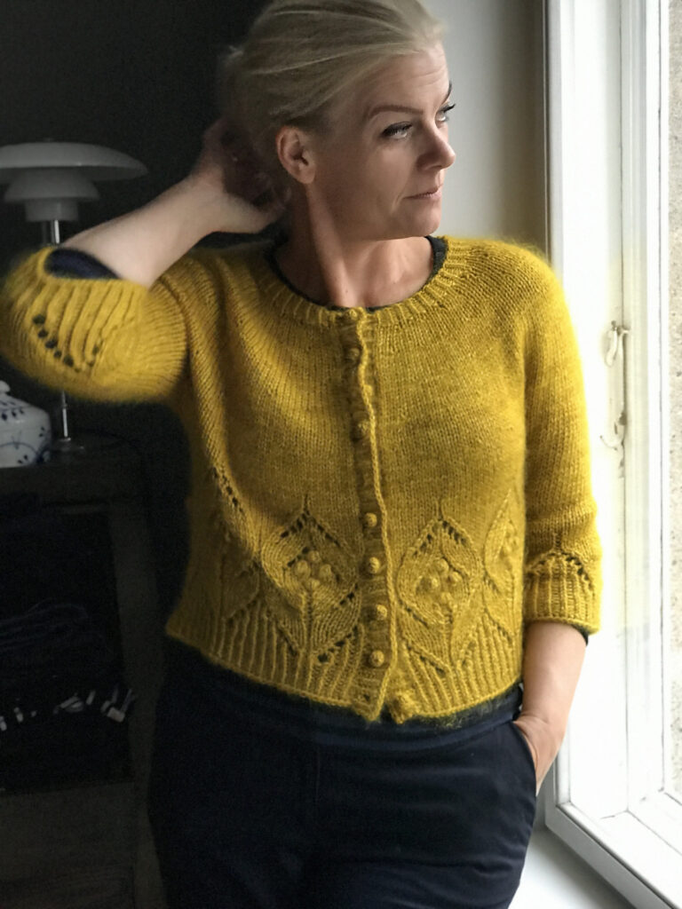 вязаный кардиган