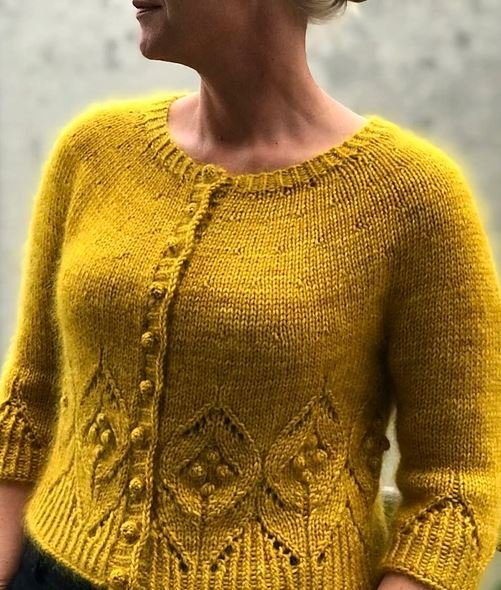 вязаный кардиган