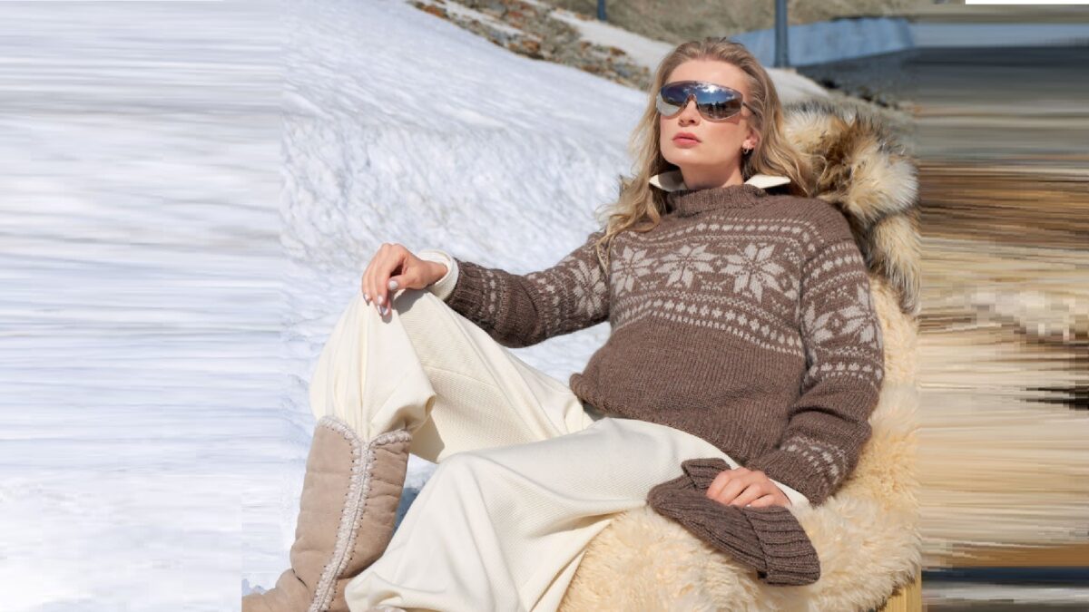 Пуловер  и шапка  BISON