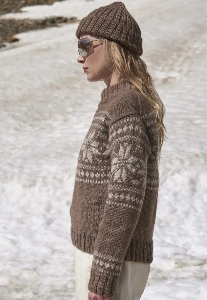 вязаный пуловер