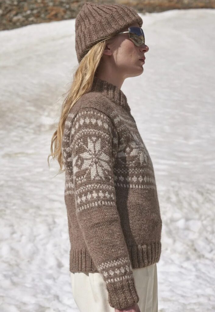 вязаный пуловер