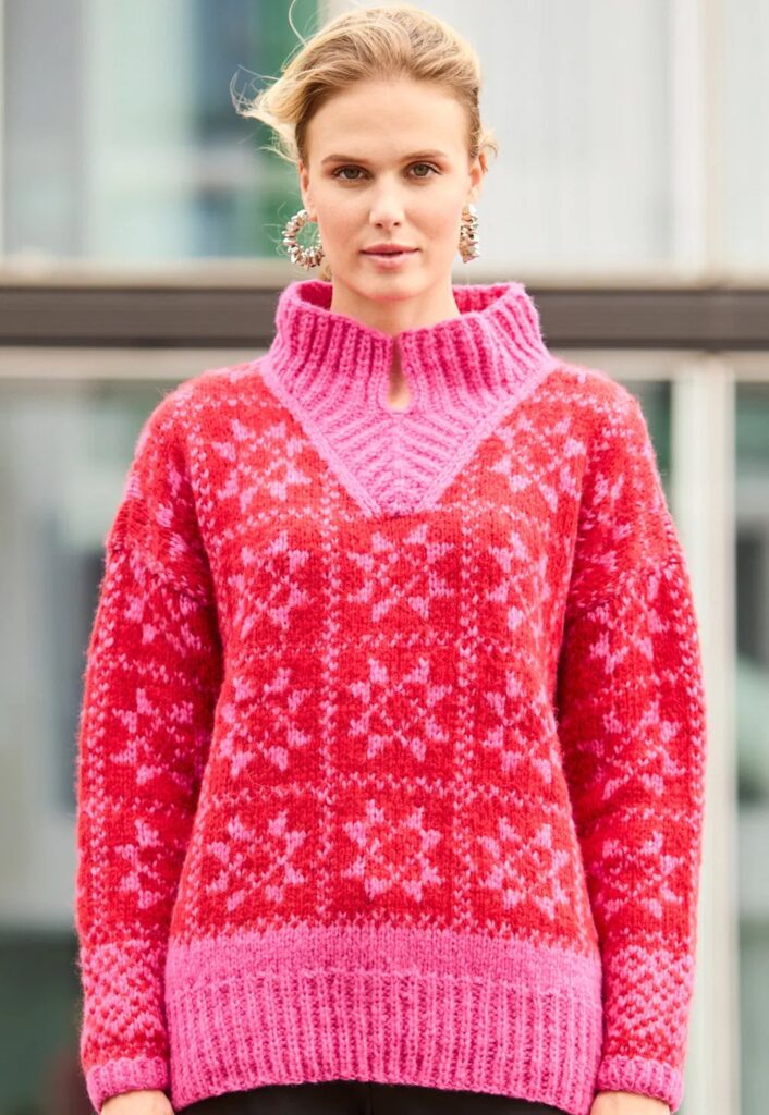 вязаный пуловер