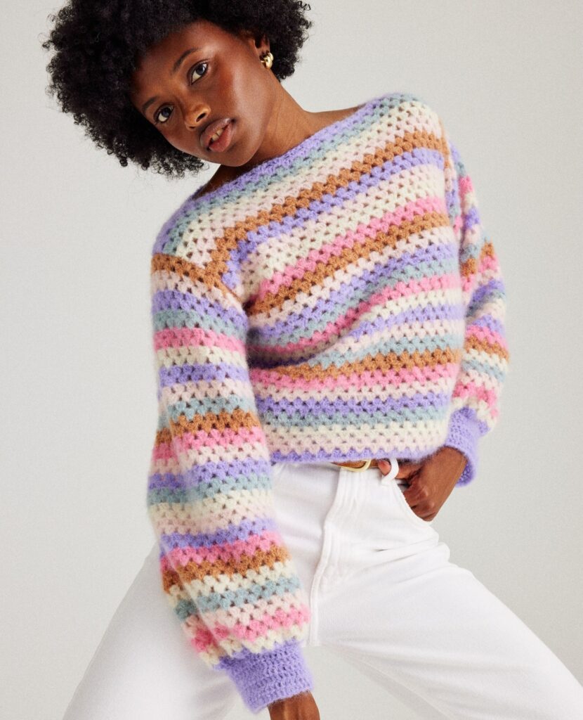 вязаный пуловер