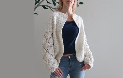 вязаный кардиган