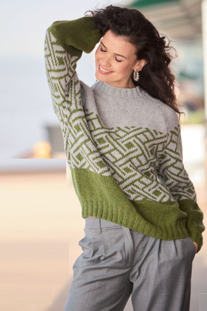 вязаный пуловер