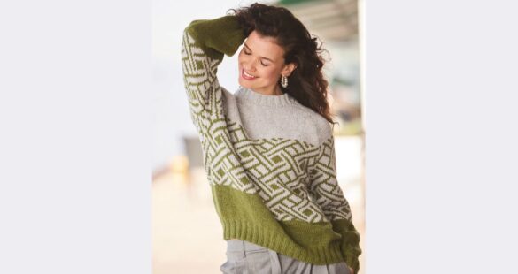 вязаный пуловер