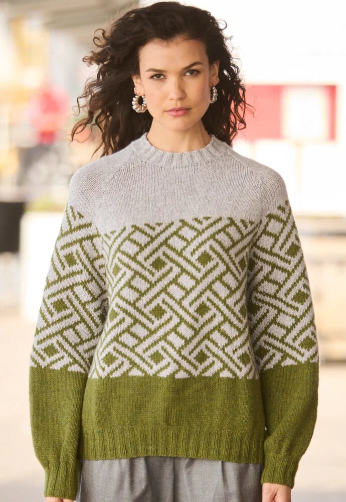 вязаный пуловер