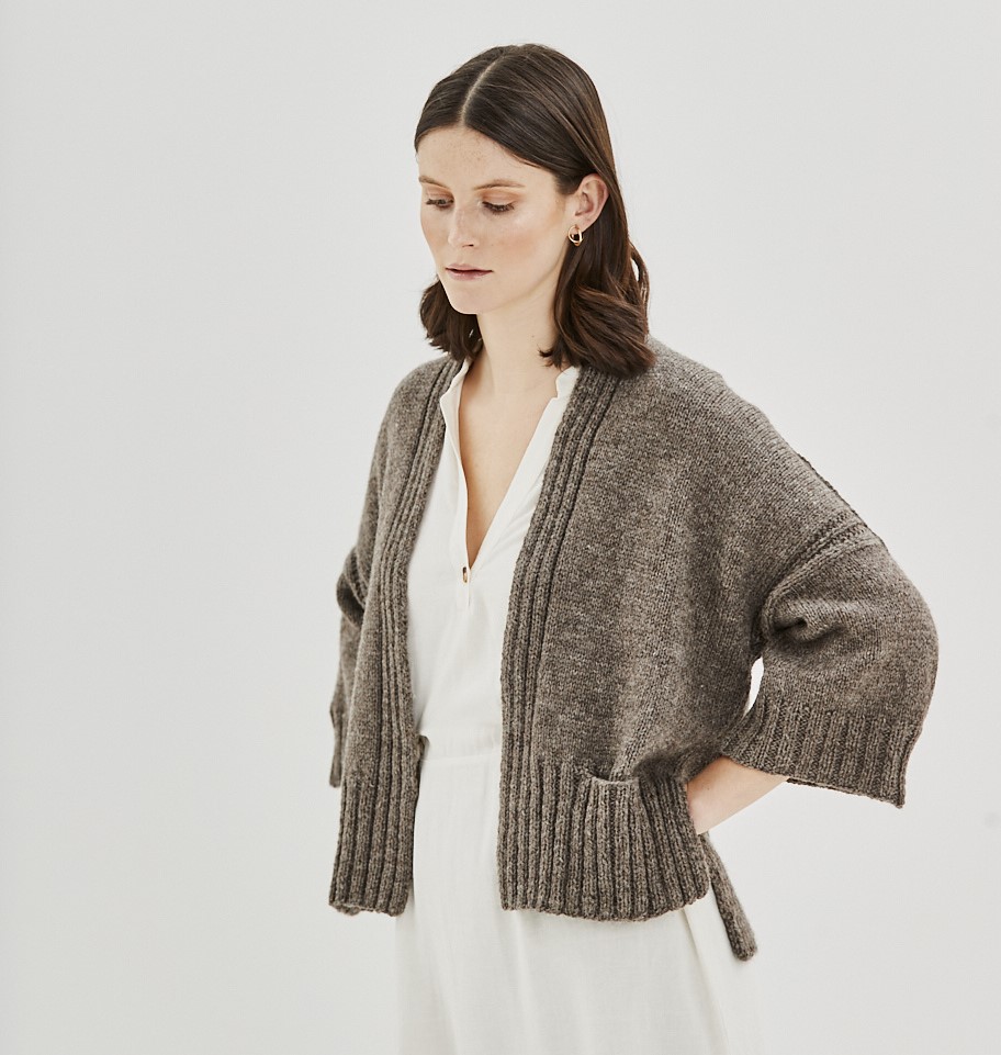 вязаный жакет