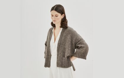 вязаный жакет