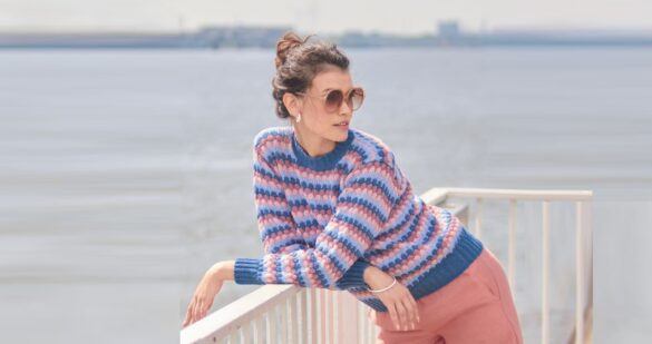 вязаный пуловер