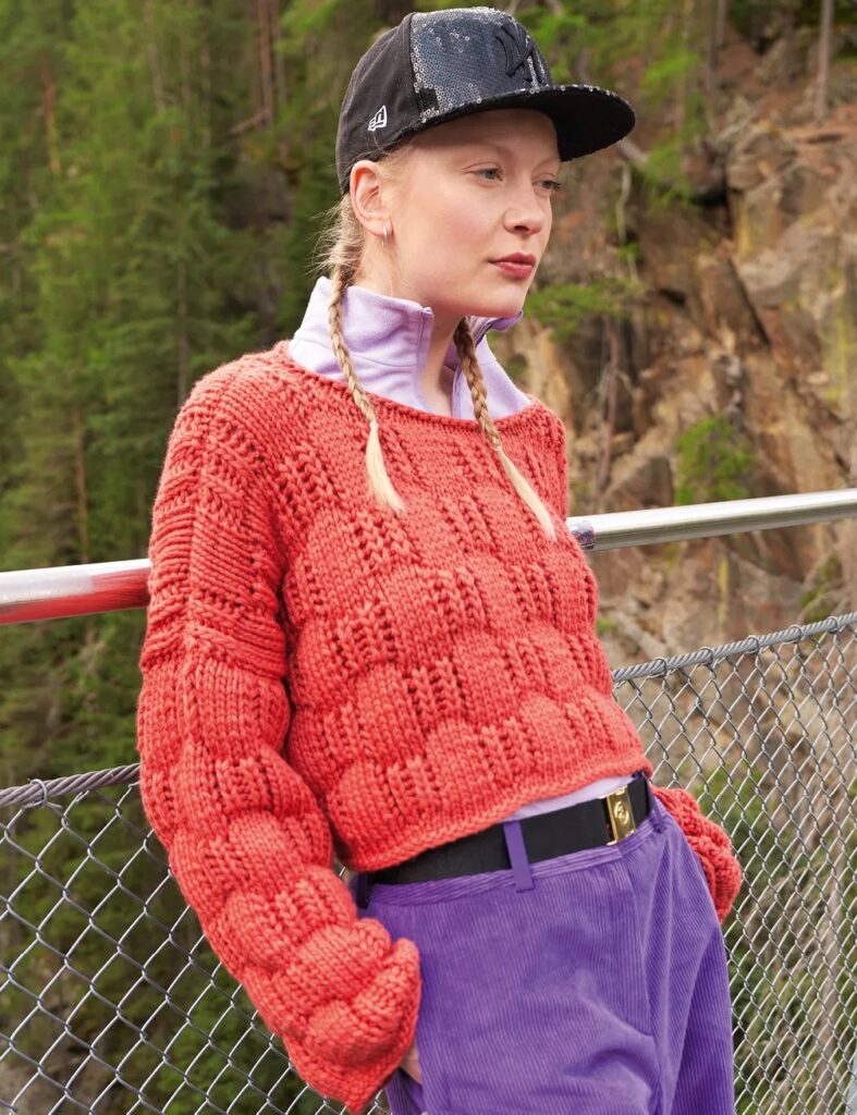 вязаный пуловер