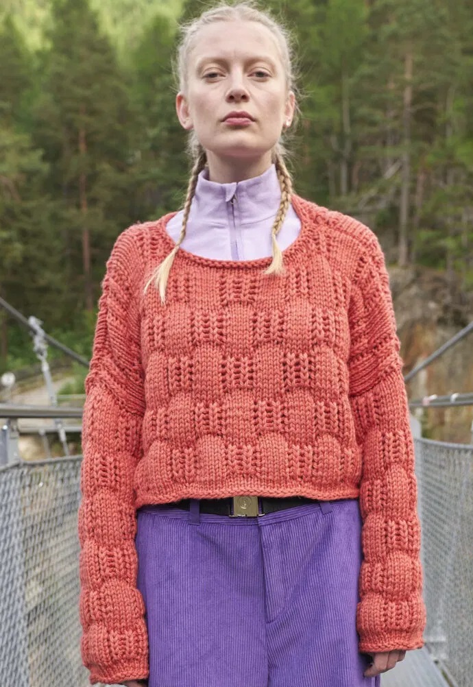 вязаный пуловер