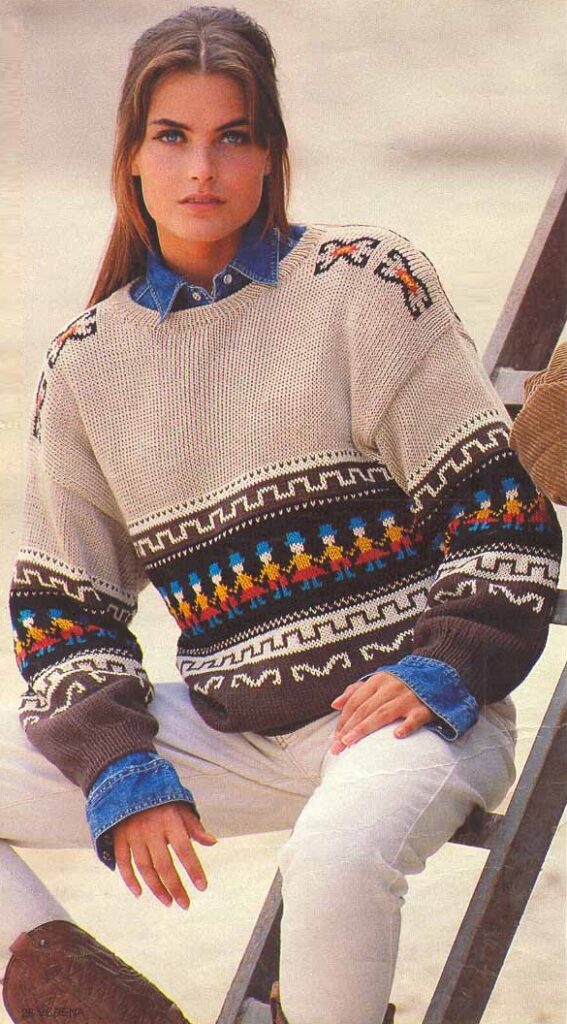 вязаный пуловер