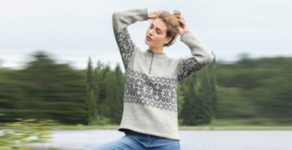 вязаный пуловер