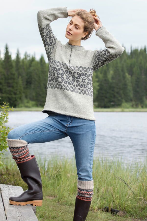 вязаный пуловер