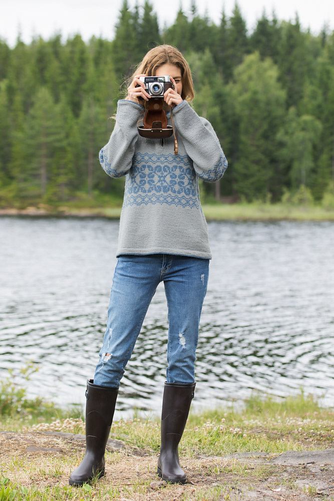 вязаный пуловер