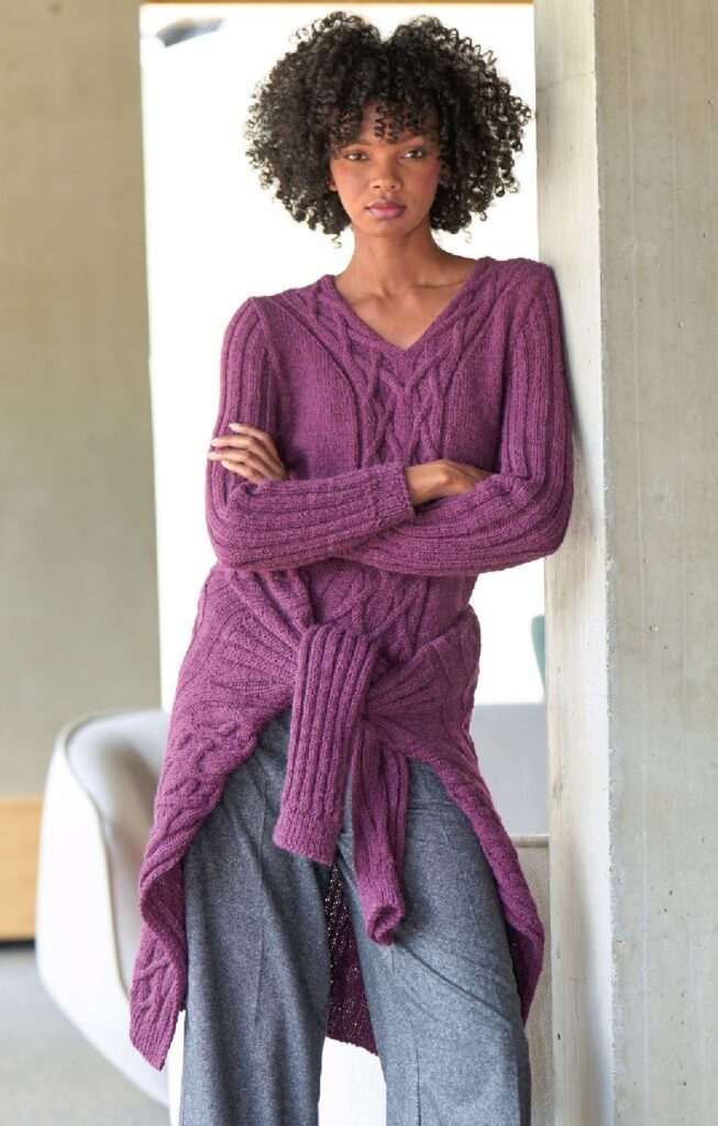 вязаный пуловер