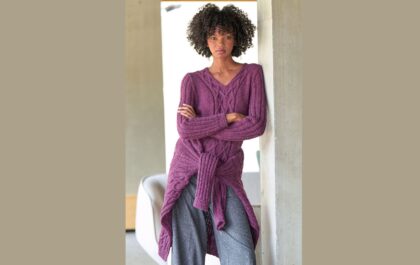 вязаный пуловер