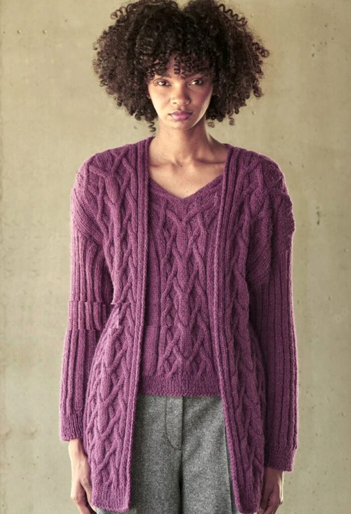 вязаный пуловер