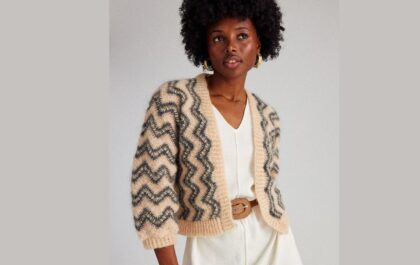 вязаный жакет