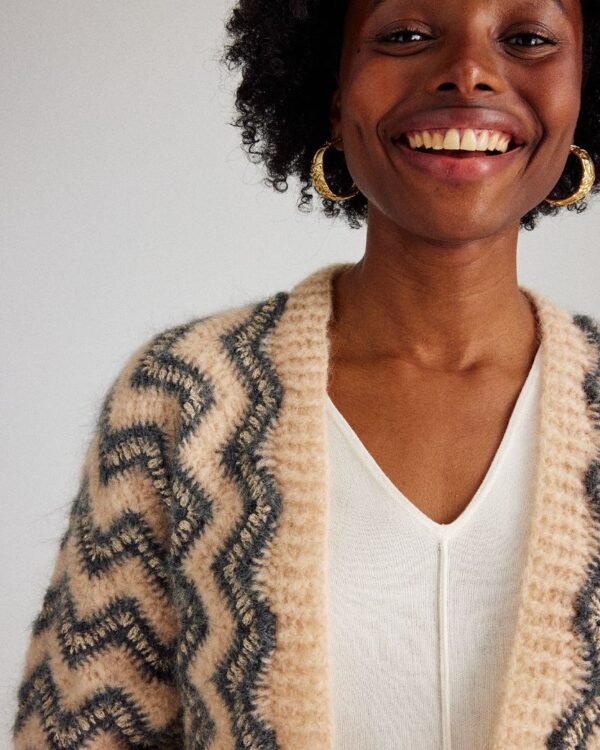 вязаный жакет