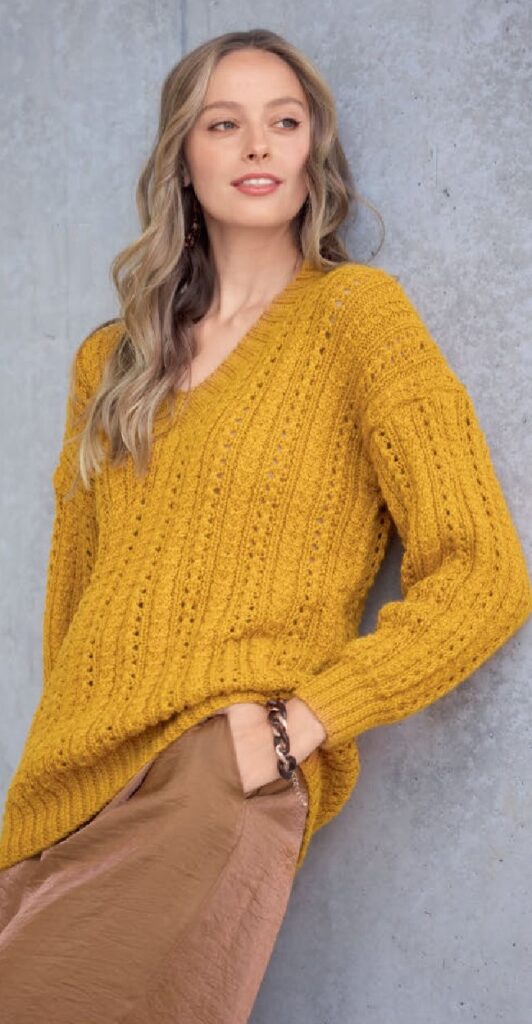 вязаный пуловер